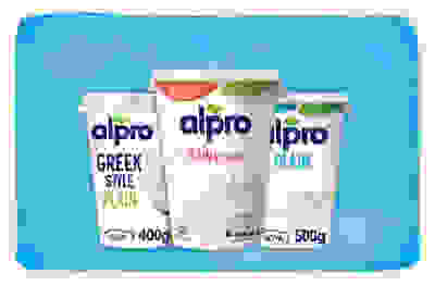 Alpro plant-based yogurts