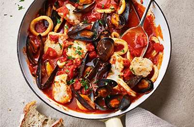 Tuscan-inspired fish stew