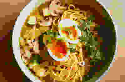 Noodles and deals egg