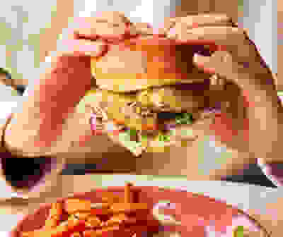 Wasabi chicken burgers